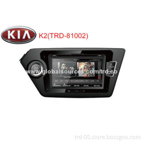 KIA CERATO 6'' In-dash 2 Din/DVD/GPS/Player, Pure 100% Touch, TV/Bluetooth/iPod/Rear Camera
